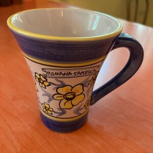 EUC Romana Sambuca hand painted Italian mug